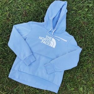 Light blue north face Hoodie